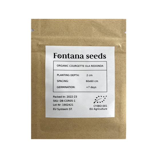 Courgette Ola Redonda Seeds Bio