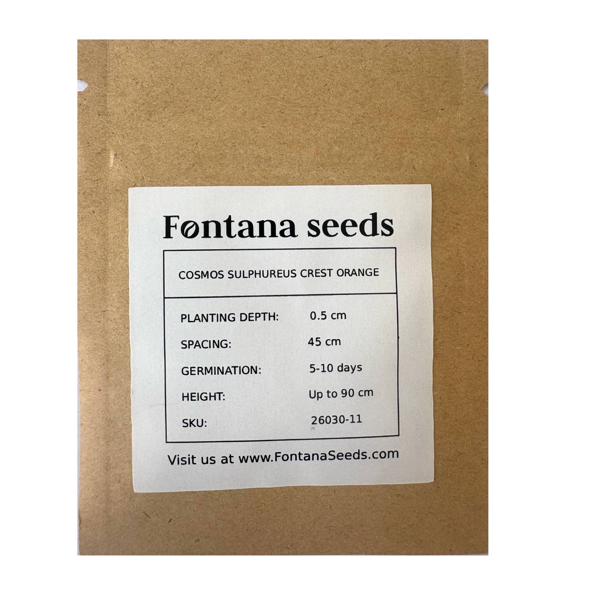 Grow Cosmos Sulphureus Seed