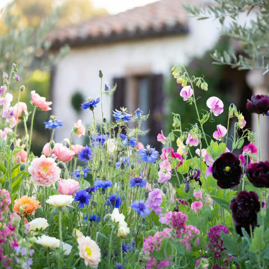 Mittelmeerblumen – Herbstgesäte Gartenmischung