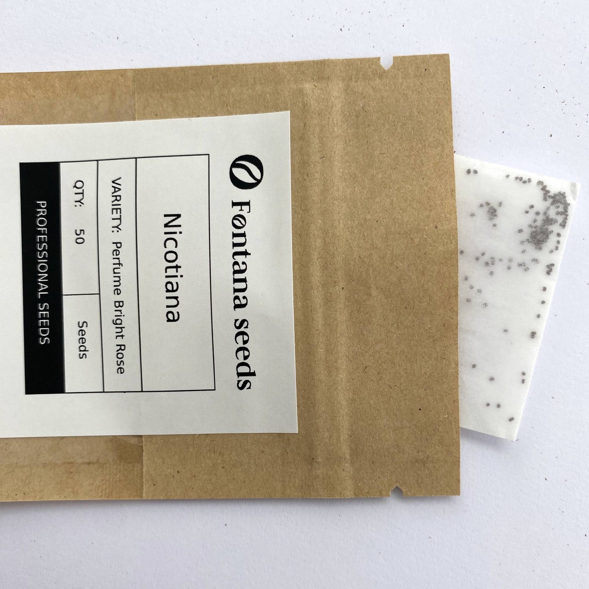 Nicotiana Perfume Rose Seed Size