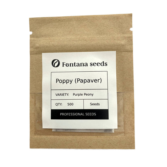 Poppy Purple Peony Flower Seed