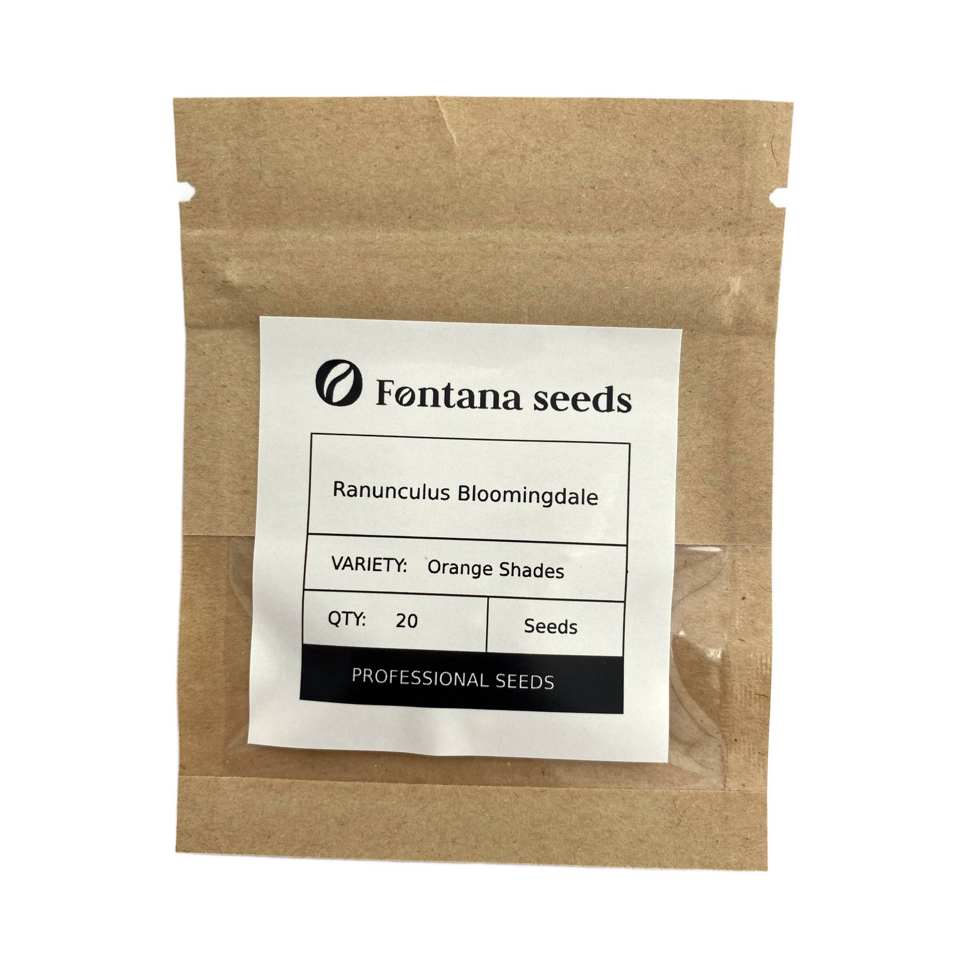 Ranunculus Bloomingdale Seeds - orange shades