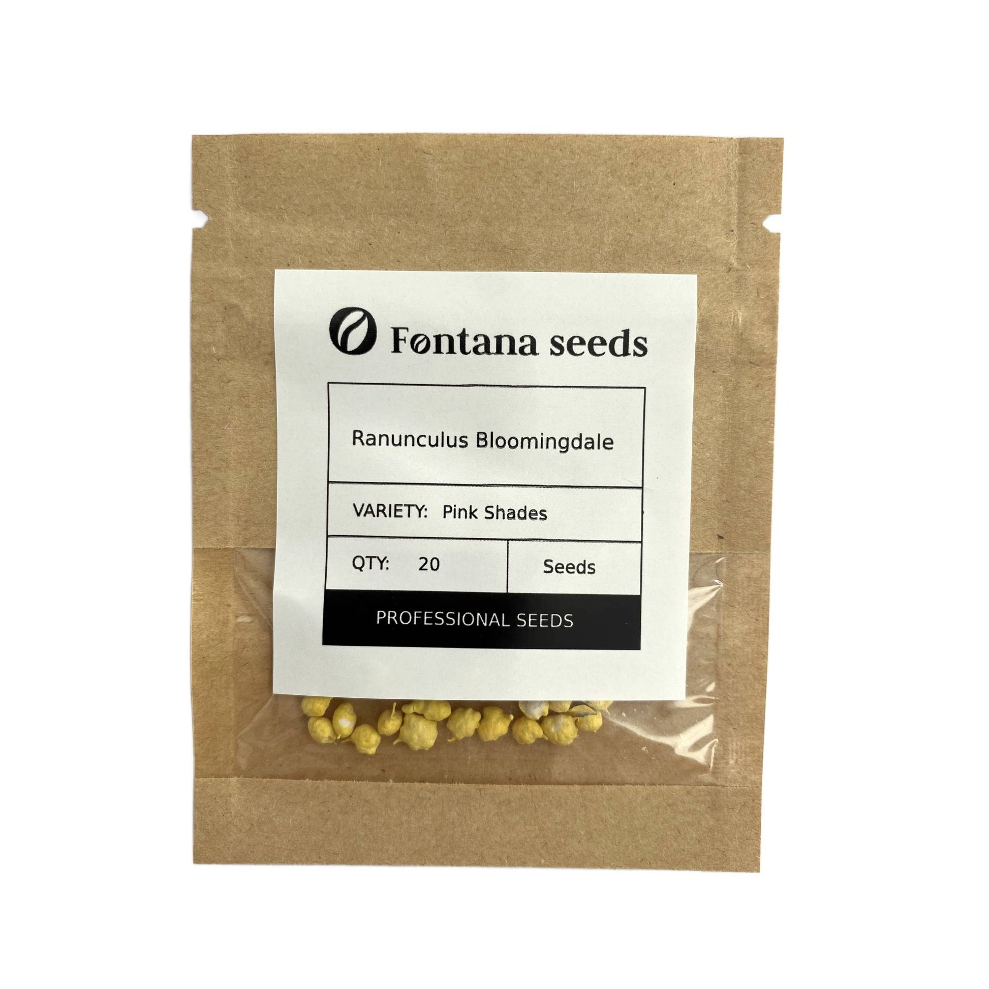 Ranunculus Flower Seeds - Pink
