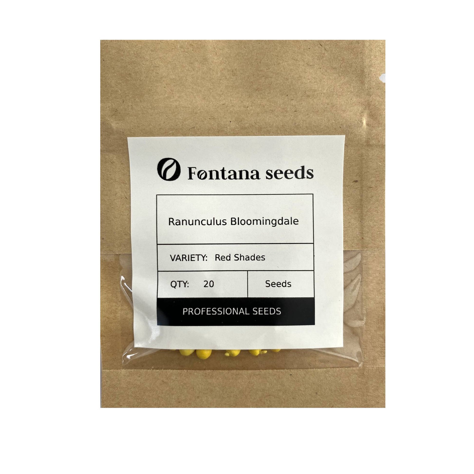 Ranunculus Bloomingdale Seeds - Red