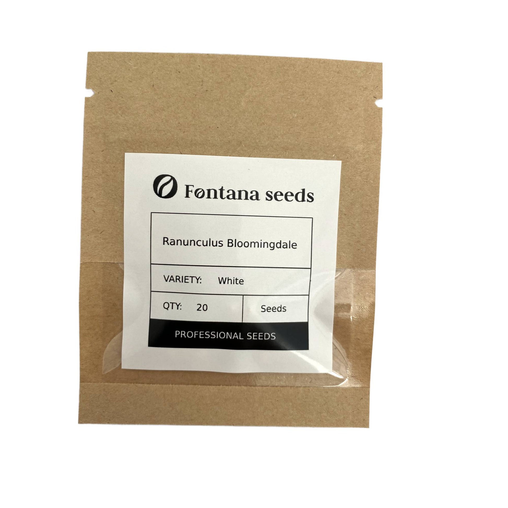Ranunculus Bloomindale Seeds - White