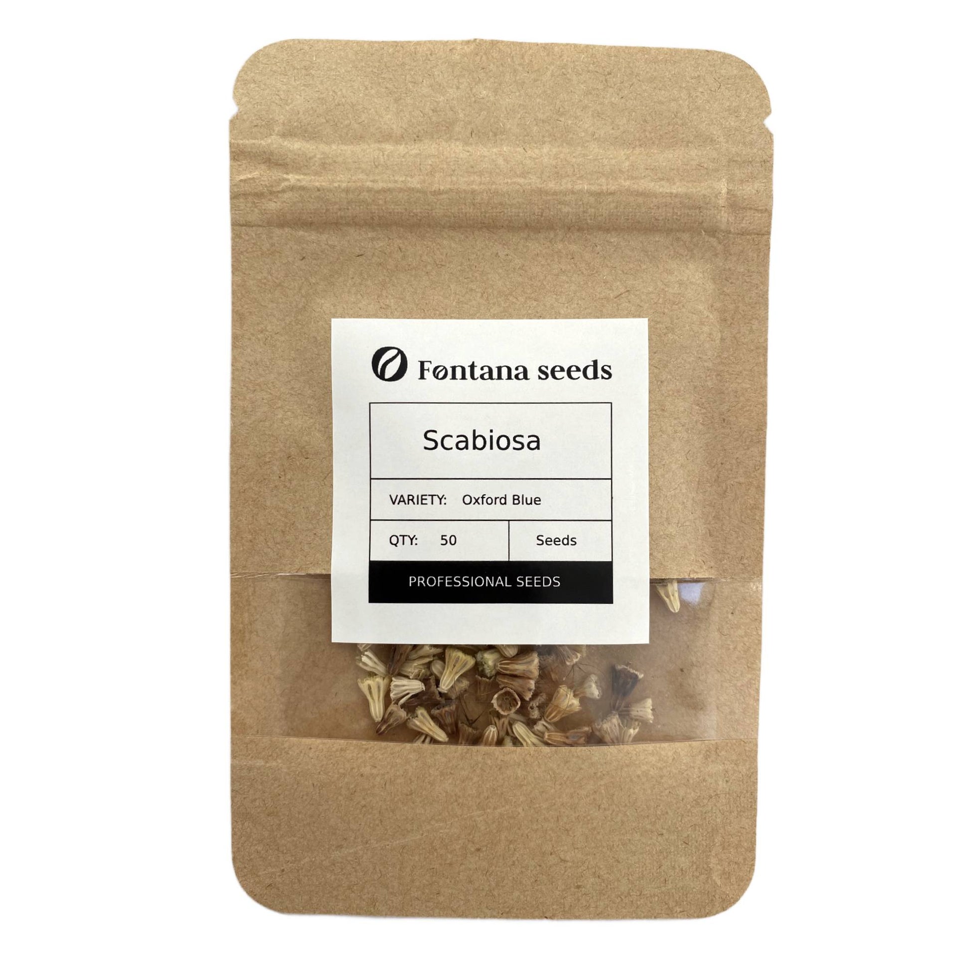 Scabiosa Flower Seeds - Oxford Blue