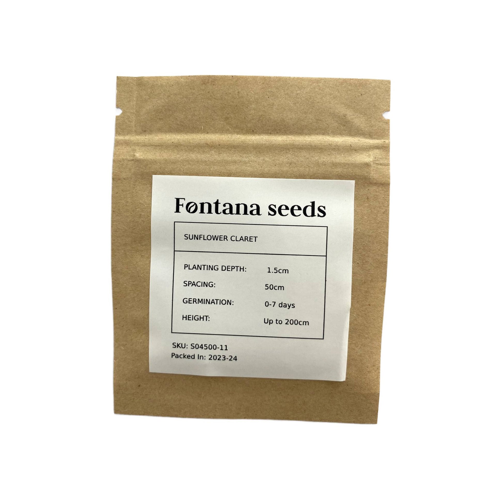 Sunflower Flower Seed - Claret