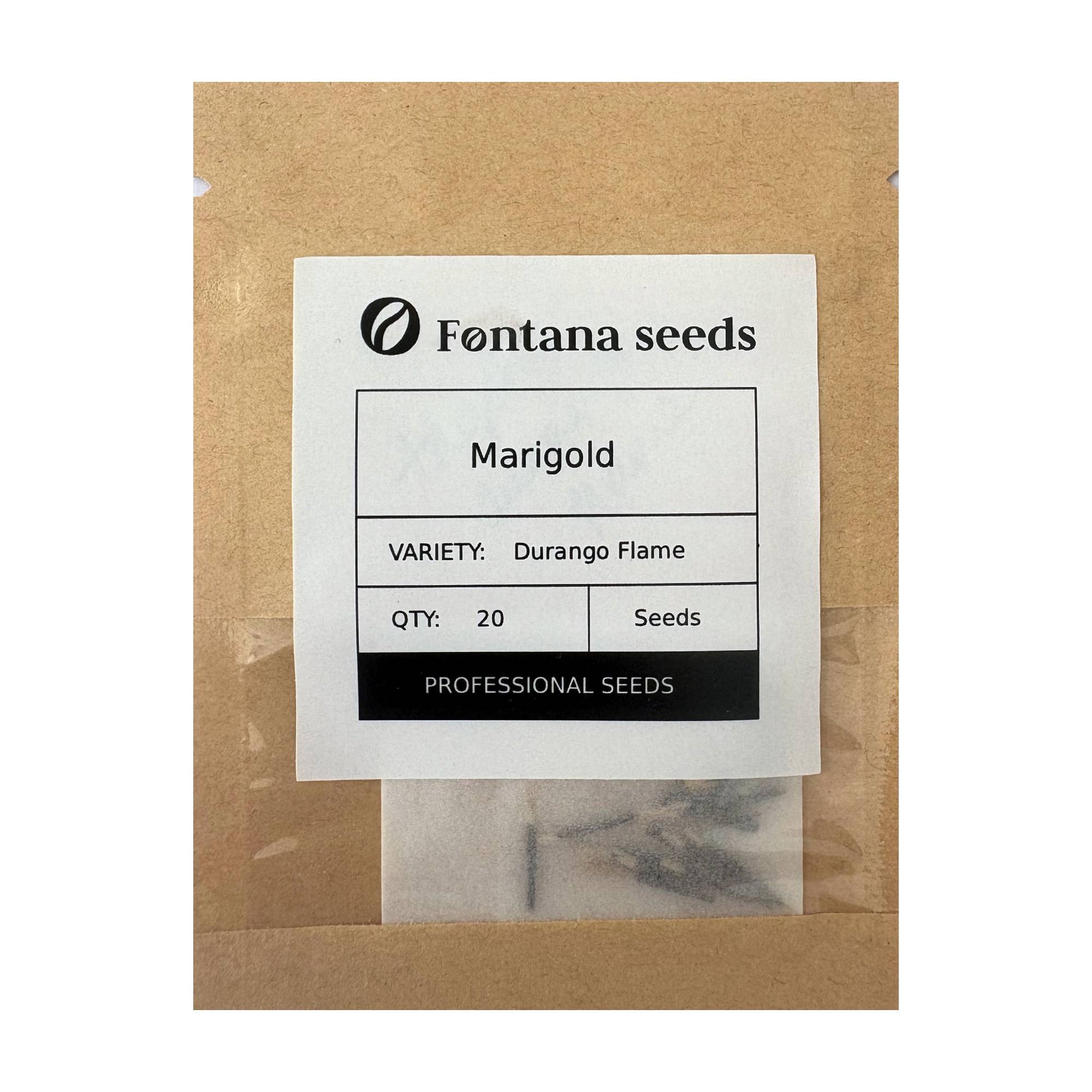 Marigold Durango Flame Seed Packet