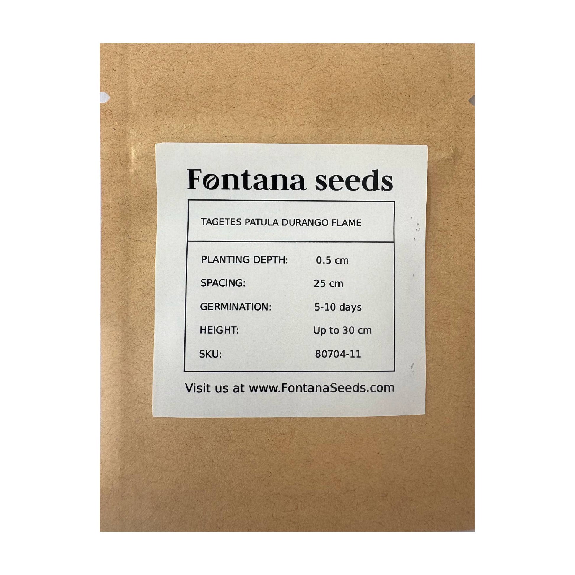 Tagetes Patula Durango Flame Seeds