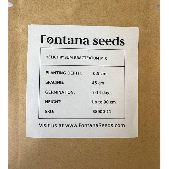 helichrysum brachteatum mixed seeds
