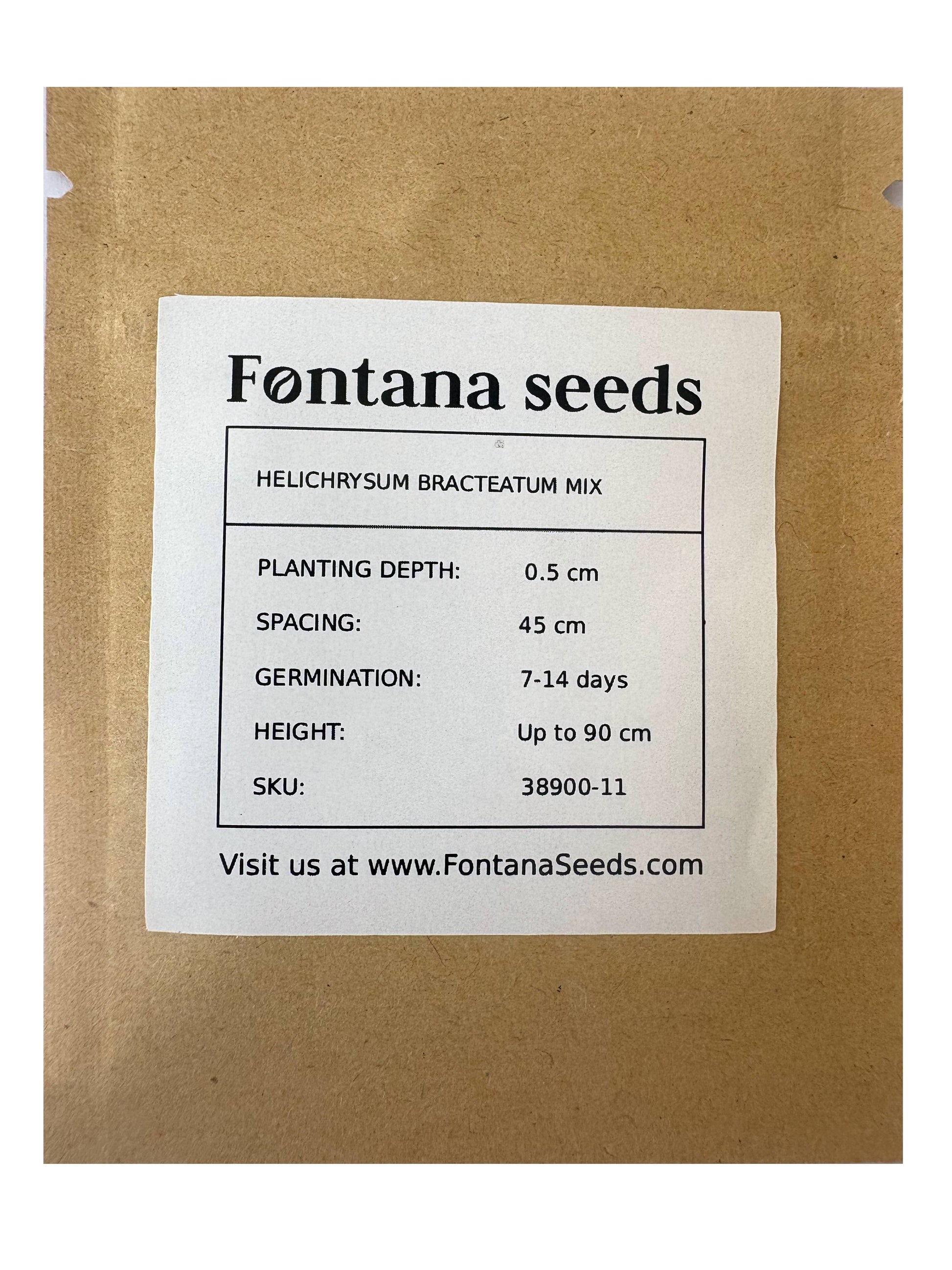 helichrysum brachteatum mixed seeds